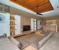 Villa Brandon, Wohnzimmerbereich